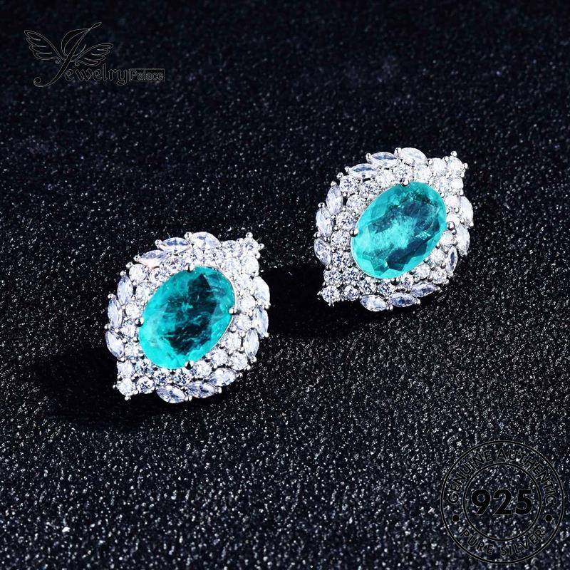 Jewelrypalace Kalung Perak925 Wanita Set Sapphire Mewah Original S368