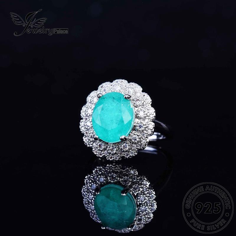 Jewelrypalace Wanita Asli Kalung Aquamarine Fashion Perak925 Set S400