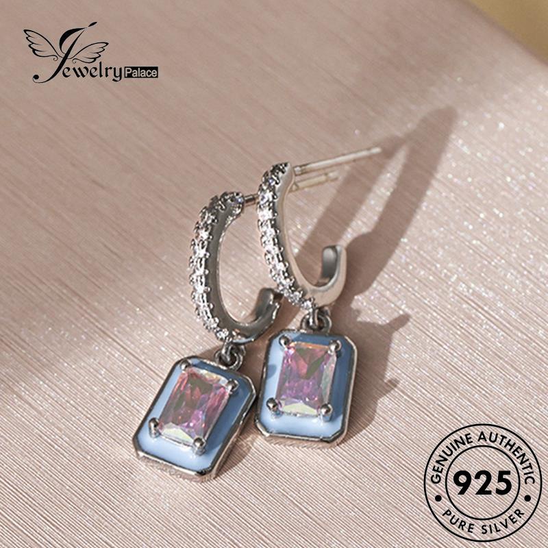 Jewelrypalace Kalung Set Moonstone Aurora Asli Wanita925 Perak S537