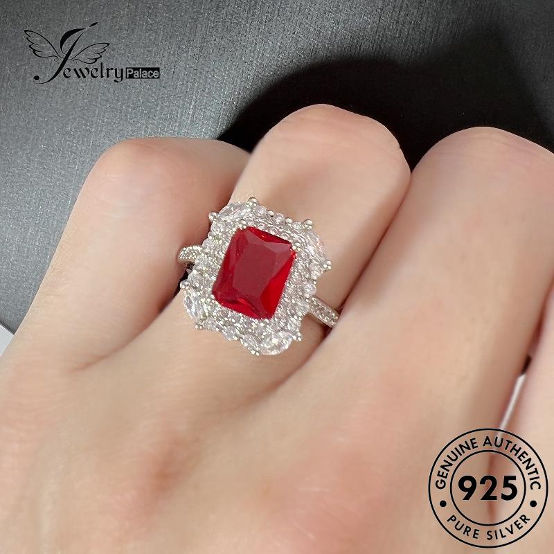 Jewelrypalace Cincin Perak Retro Citrine Wanita Asli Kotak925 R481