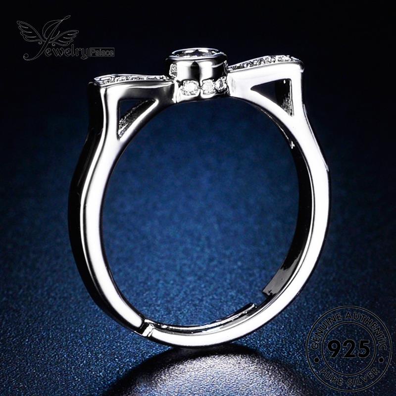 Perhiasantempat Cincin Potongan Pribadi Berlian Kucing Asli Moissanite Perak Wanita925 R147