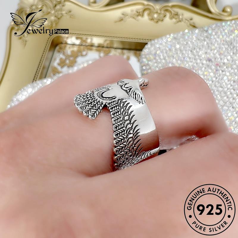 Jewelrypalace Eagle Retro Asli Cincin Perak Wanita925 R1743