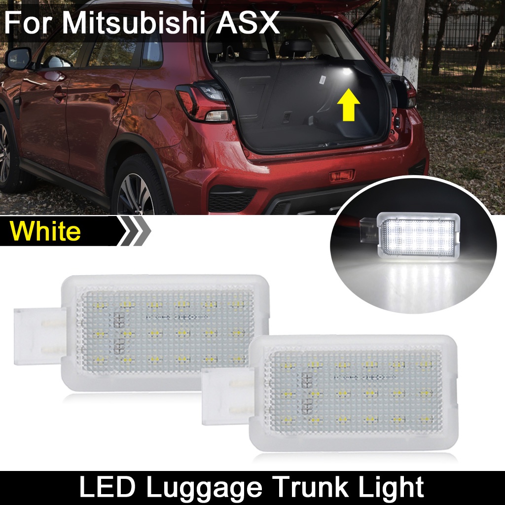 2pcs Lampu Trunk Light Kompartemen Koper LED Putih Mobil Untuk Mitsubishi ASX