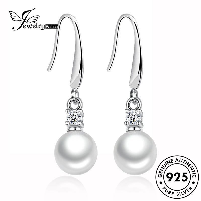 Jewelrypalace Anting Kait Asli Wanita Manis Silver Mutiara925 E468