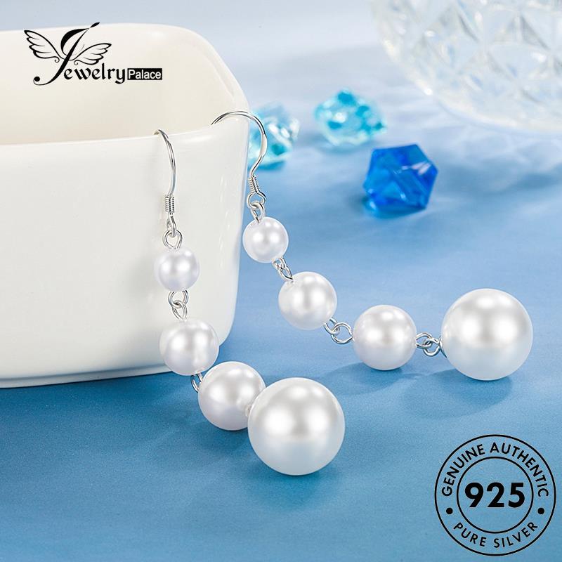 Jewelrypalace Anting Perak925 Asli Wanita Fashion Kait Mutiara E494