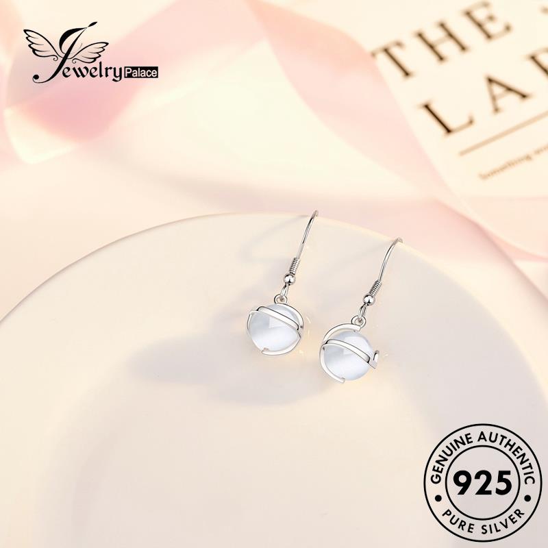 Jewelrypalace Wanita925 Kait Anting Opal Prancis Asli Silver Style E583