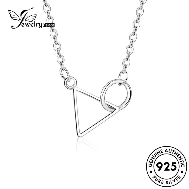 Jewelrypalace Kalung Segitiga Wanita Perak Asli Simple925 N2