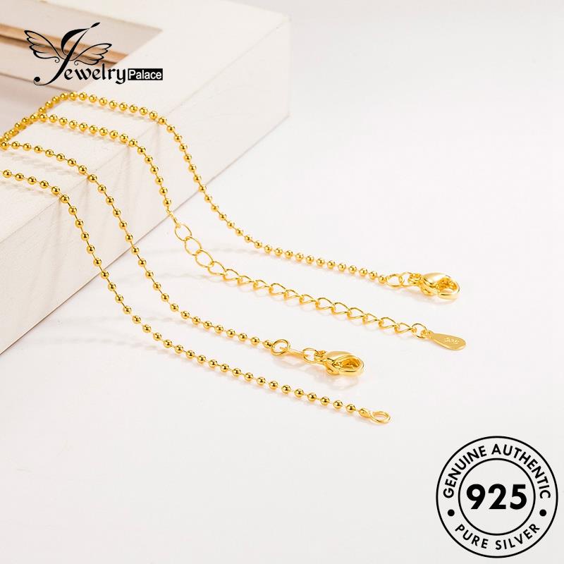 Jewelrypalace 925mutiara Emas Wanita Kalung Fashion Perak Asli N69