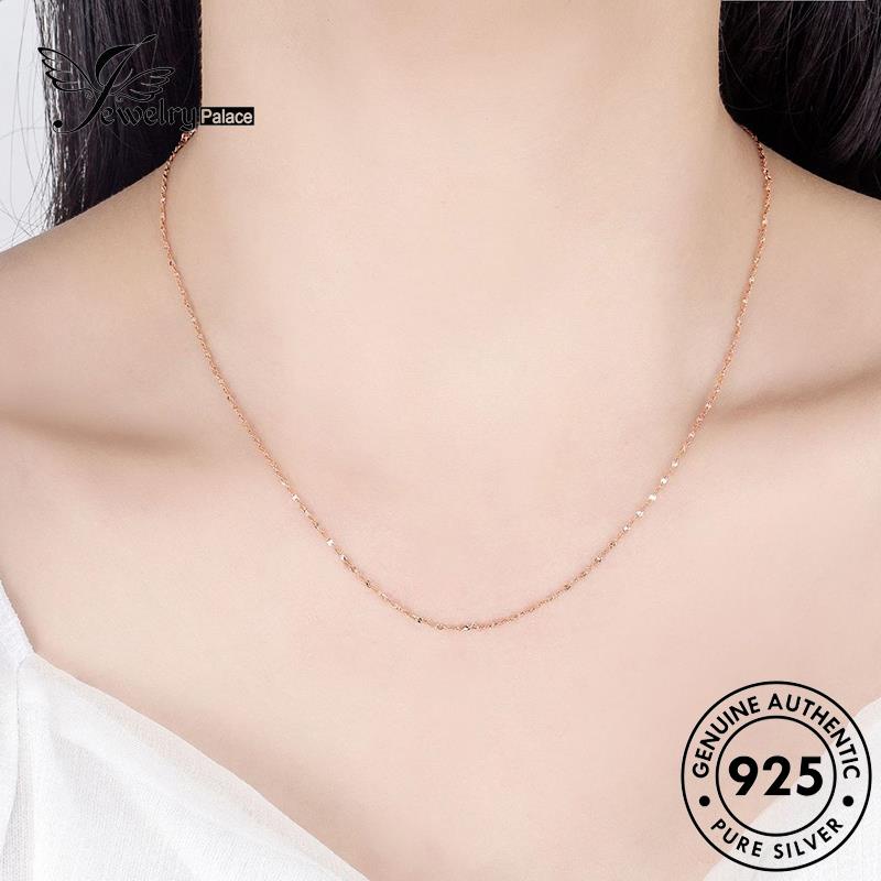 Jewelrypalace Emas Asli Bintang Perak925 Fashion Wanita Kalung N78