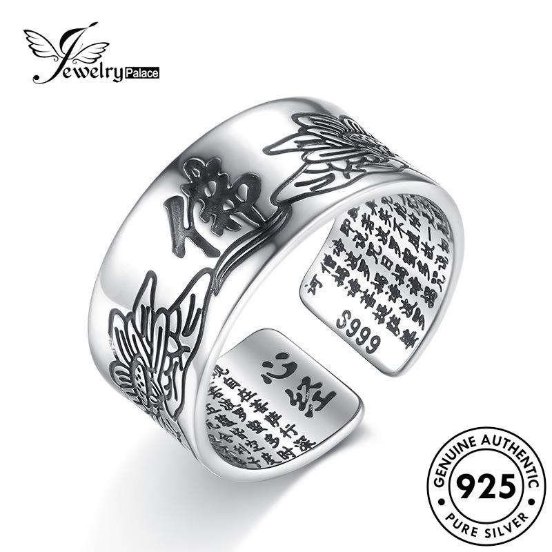 Jewelrypalace Cincin Perak Simple925 Hati Wanita Sutra Asli R146