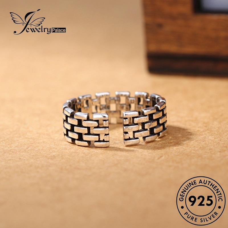 Jewelrypalace Original Jam Tangan Vintage Wanita Silver925Cincin Rantai R161