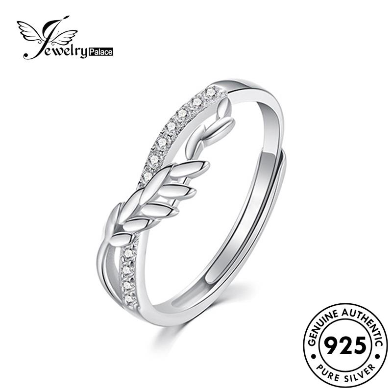 Jewelrypalace Gandum Asli Couple925 Cincin Telinga Perak Kreatif Dari R306