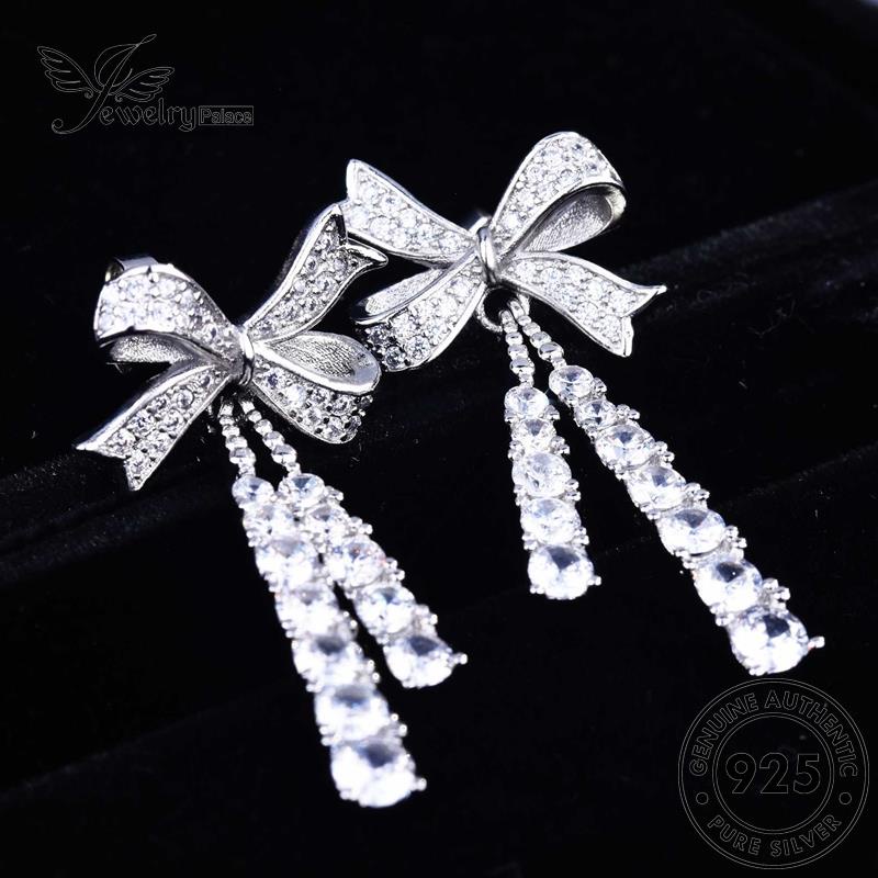 Jewelrypalace Asli Wanita Anting Moissanite925 Stud Berlian Kupu Perak E808