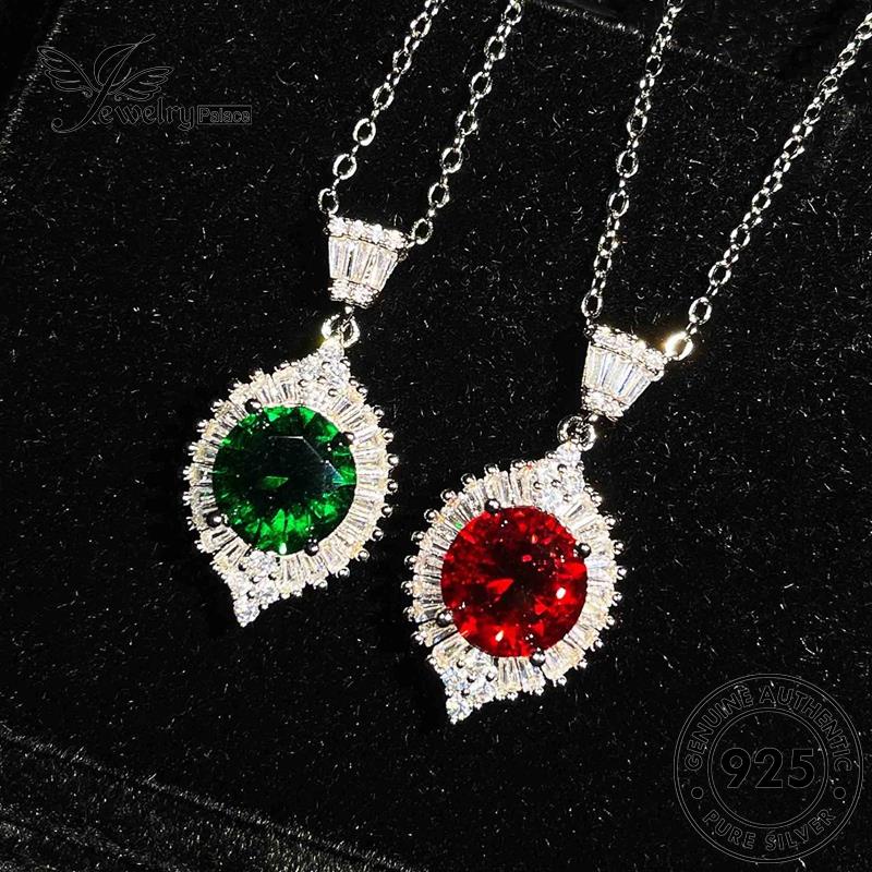 Jewelrypalace Emerald925 Kalung Perak Fashion Wanita Asli N944