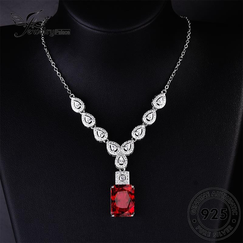 Jewelrypalace Silver Kalung Mewah Asli Ruby925 Wanita N1032