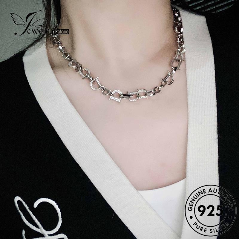 Jewelrypalace Huruf D Kalung Moissanite Wanita Asli Perak925 Berlian N969