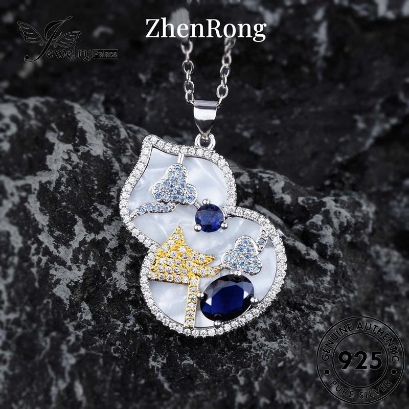 Jewelrypalace Sapphire Fashion Kalung Perak Wanita925 Kupu Asli N1097