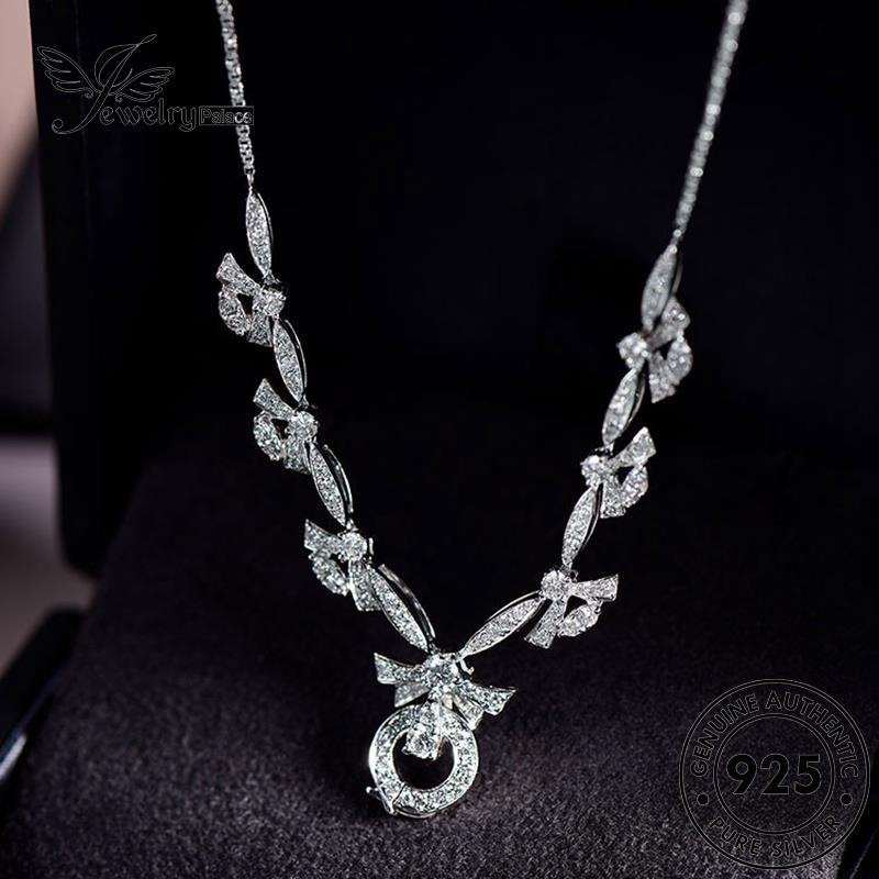 Jewelrypalace Moissanite925 Perak Kalung Fashion Wanita Asli Berlian N1406