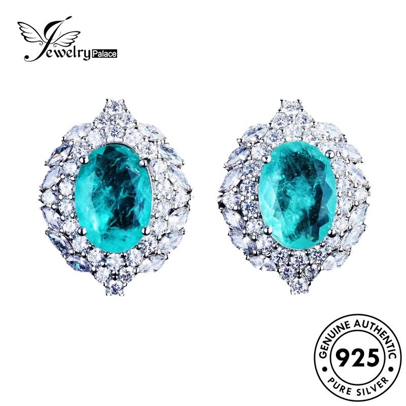 Jewelrypalace Kalung Perak925 Wanita Set Sapphire Mewah Original S368