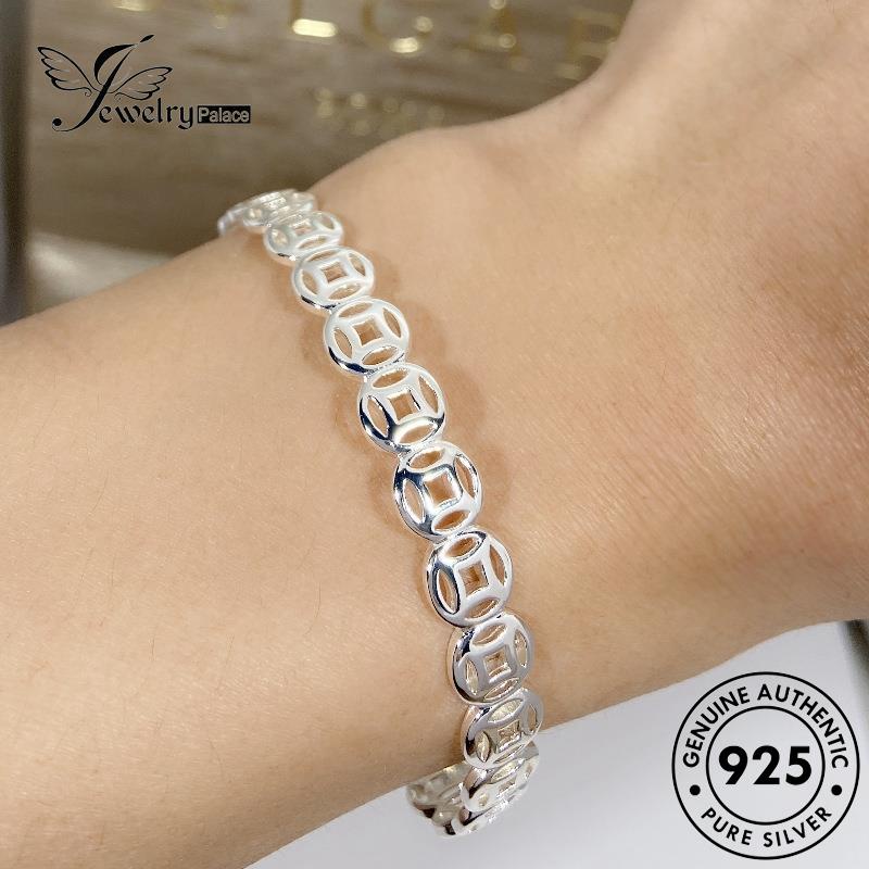 Jewelrypalace Gelang Perak Wanita Asli Koin Creative925 B244