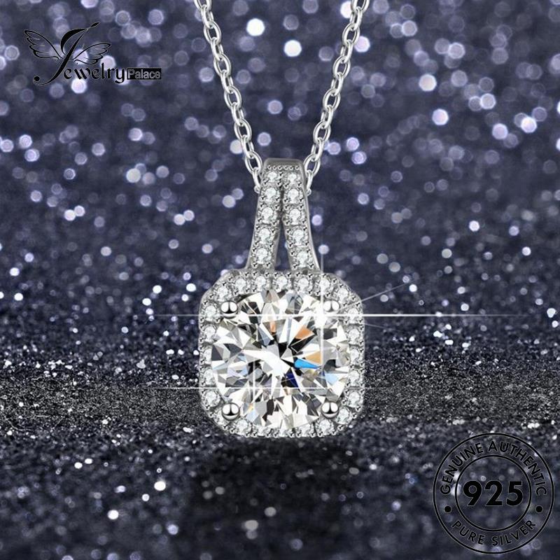 Jewelrypalace Kalung925 Moissanite Asli Perak Berlian Wanita Kreativitas N102