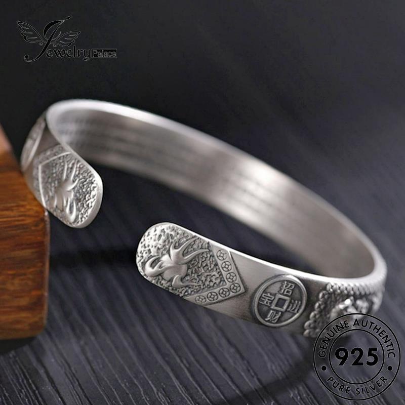 Jewelrypalace Perak925 Mendominasi Wanita Gelang Pixiu Asli B666