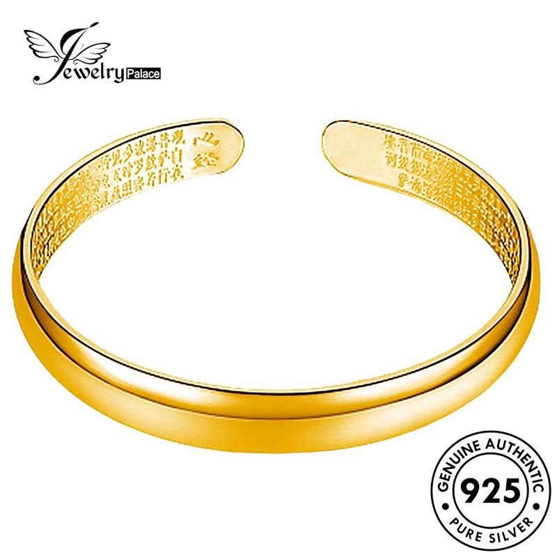 Jewelrypalace Glossy Simple Perak925 Wanita Gelang Asli B684