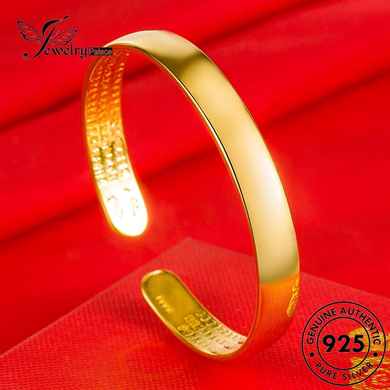 Jewelrypalace Glossy Simple Perak925 Wanita Gelang Asli B684