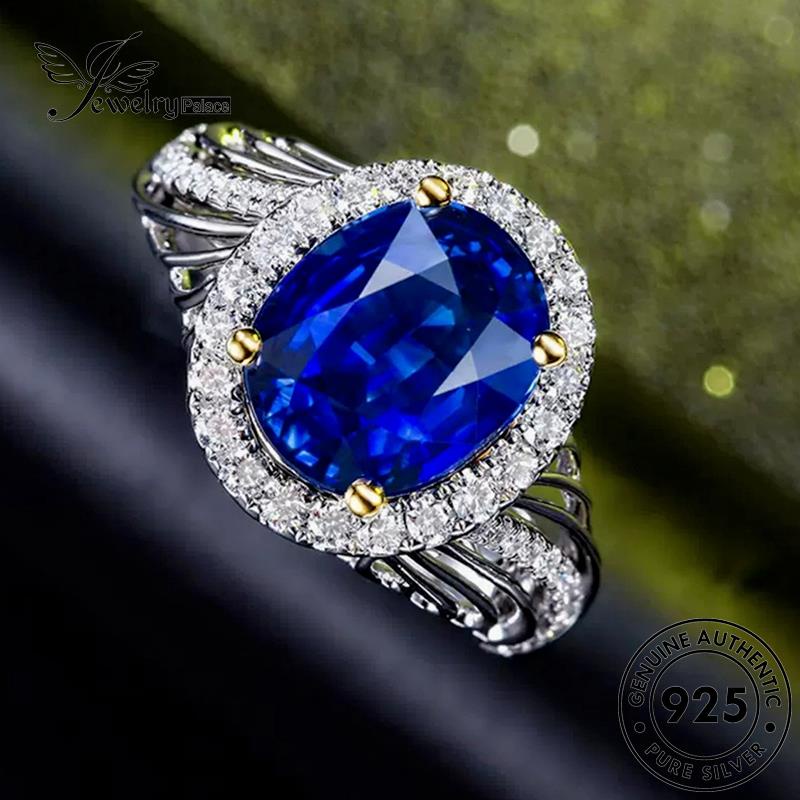 Jewelrypalace Cincin Sarang Lebah Hollow Safir925 Wanita Perak Asli R1782