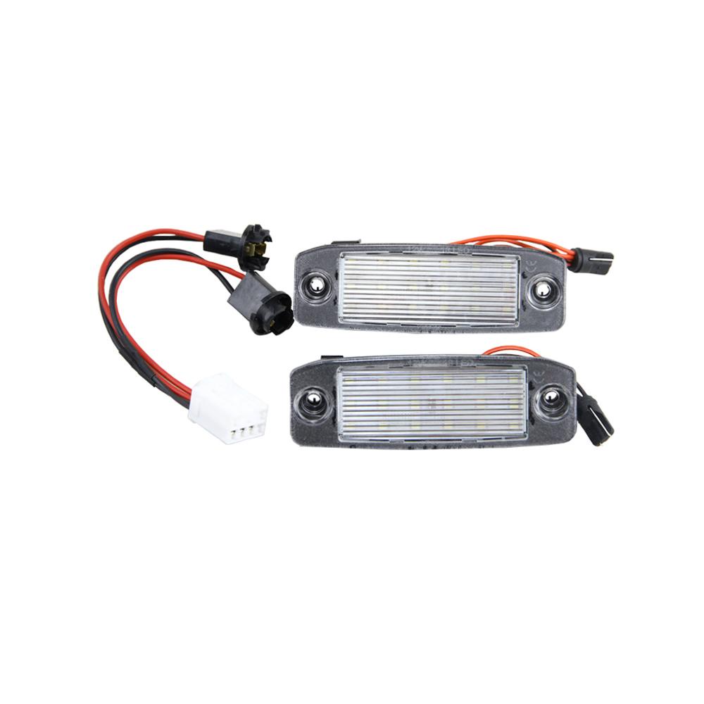 2pcs Lampu Plat Nomor LED Belakang Mobil Putih Lampu Plat Nomor Untuk Hyundai Tucson 2005-2009