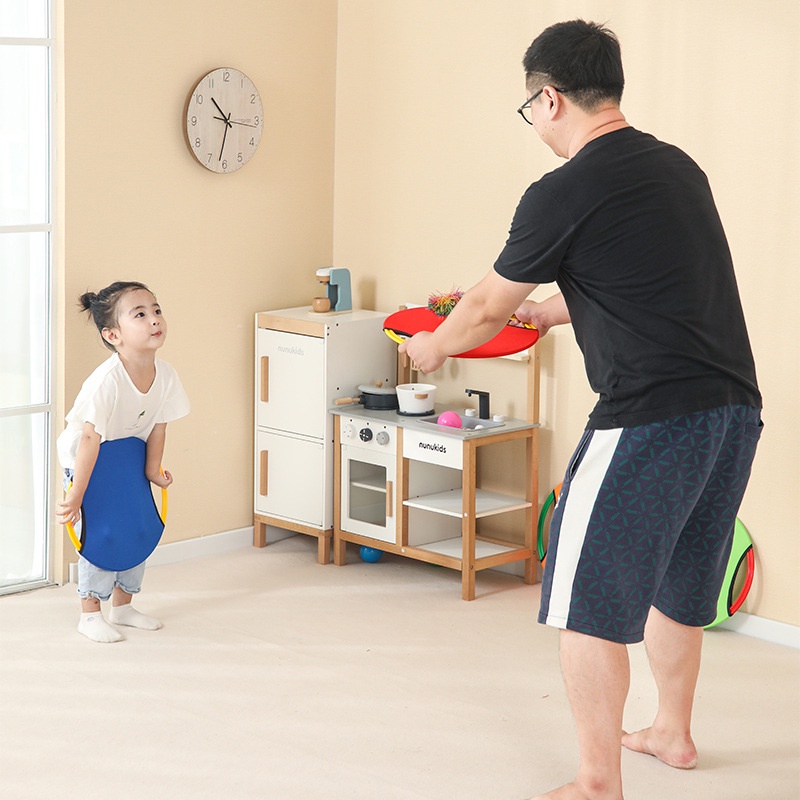 Bom Anak-Anak Lingkaran Lempar Dan Menerima Bola Tk Alat Pelatihan Sensorik Mainan Olahraga Rumah Tangga Luar Ruangan Lembut Frisbee Frisbee