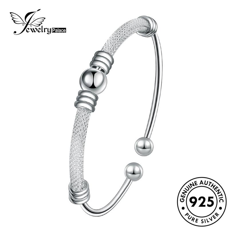 Jewelrypalace Romantic Twist925 Wanita Asli Gelang Perak B231