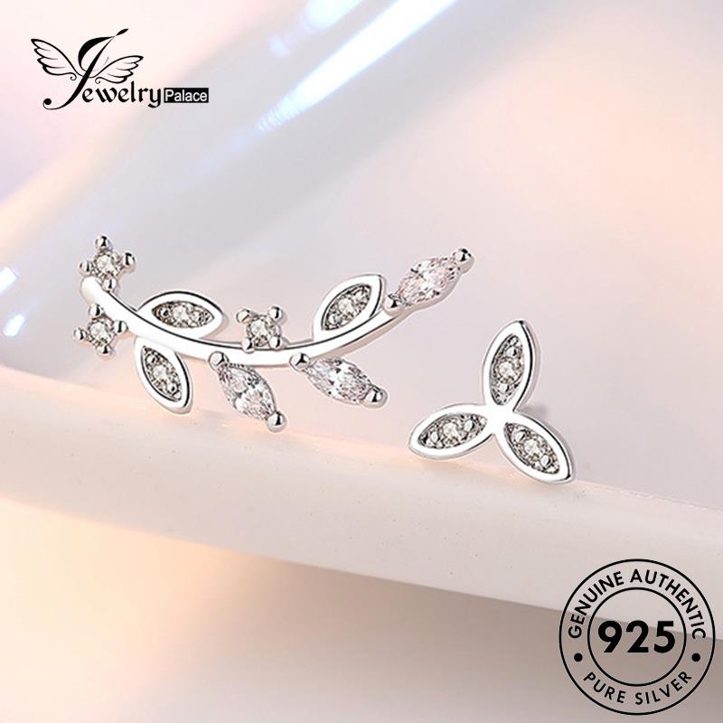 Perhiasantempat Wanita Fashion Moissanite Perak Asli Daun925 Anting Stud Berlian E130