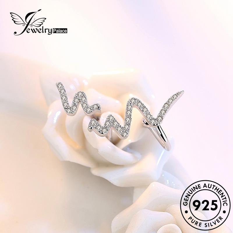 Jewelrypalace Kepribadian Asli Petir Wanita Perak Moissanite Berlian Anting Stud925 E152