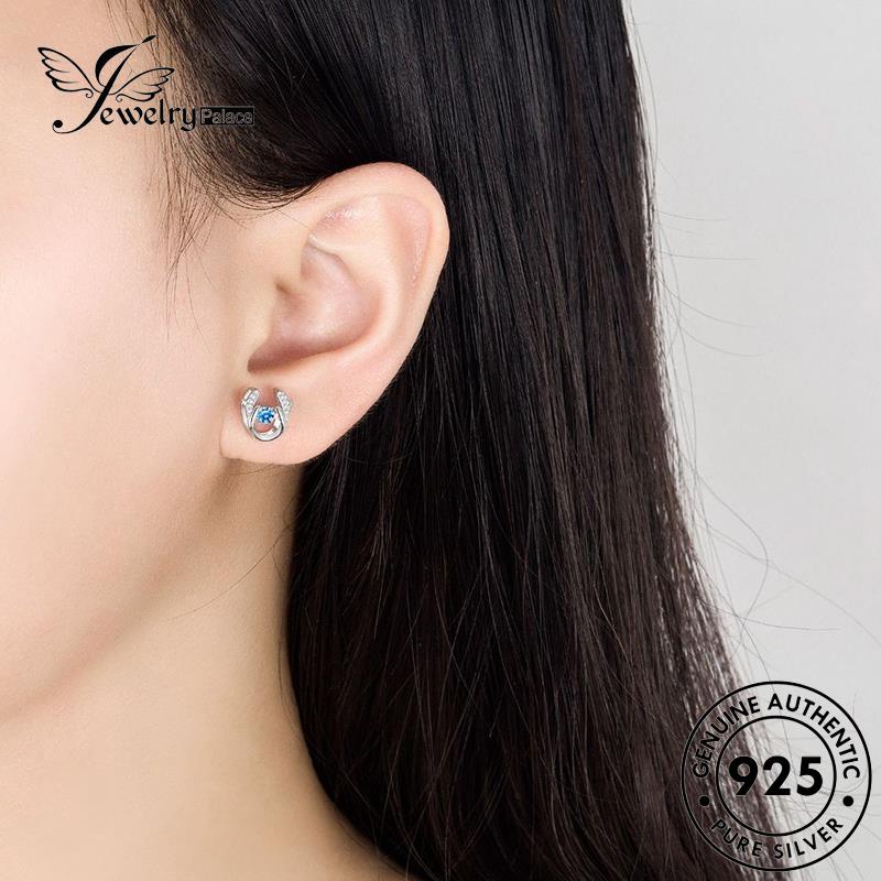 Jewelrypalace Safir925 Anting Fashion Perak Elk Asli Stud Wanita E208