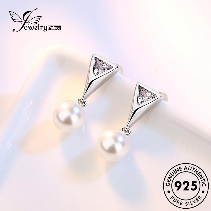 Jewelrypalace Anting Fashion925 Stud Mutiara Wanita Perak Asli E570