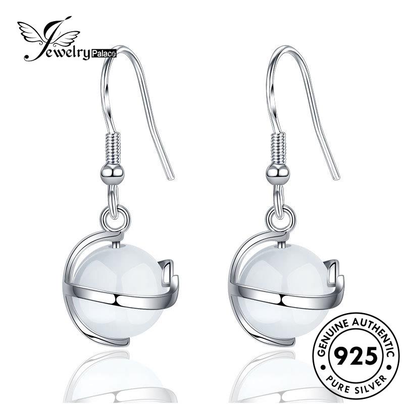 Jewelrypalace Wanita925 Kait Anting Opal Prancis Asli Silver Style E583