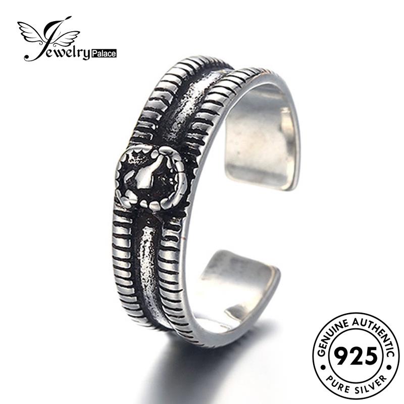 Jewelrypalace Cincin Lilit Asli925 Retro Wanita Perak R256