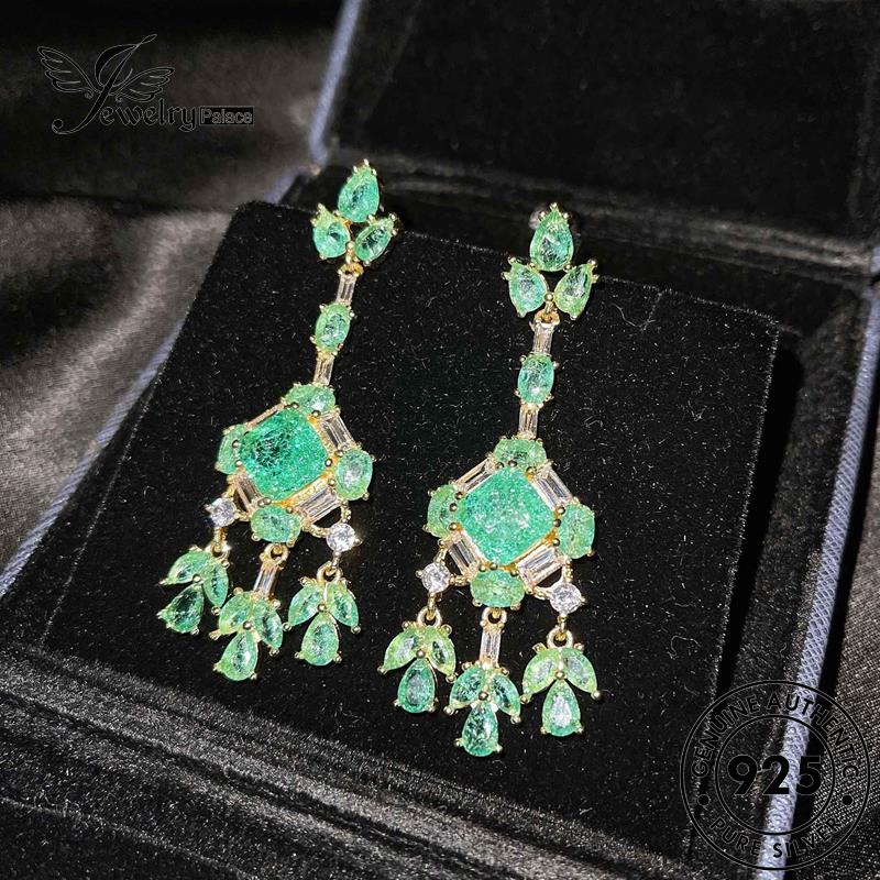 Jewelrypalace Perak Wanita Asli Zamrud925 Stud Emas Anting Kupu Kupu E858