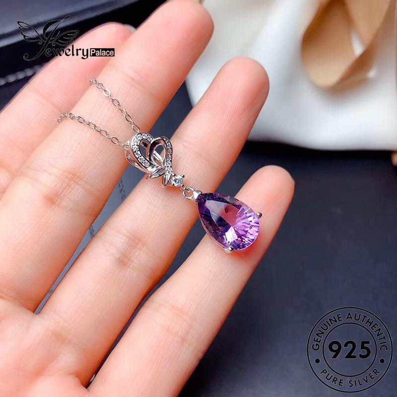 Tempat Perhiasan Wanita Kalung Perak925 Asli N938