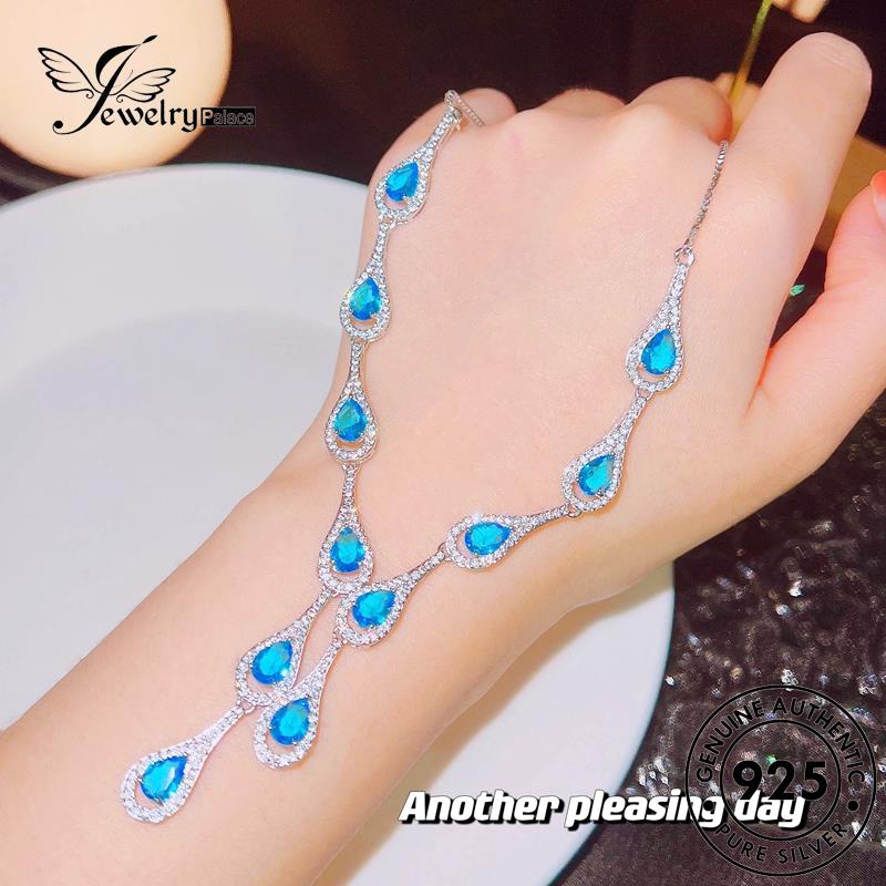 Jewelrypalace Sapphire925 Kalung Perak Wanita Mewah Original N1375