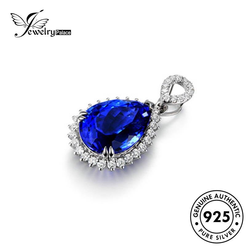 Jewelrypalace Sapphire925Asli Fashion Wanita Kalung Perak Drop N1451