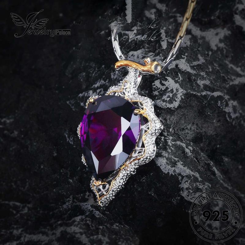 Jewelrypalace Kalung Fashion Wanita Amethyst Perak Asli925 N1581