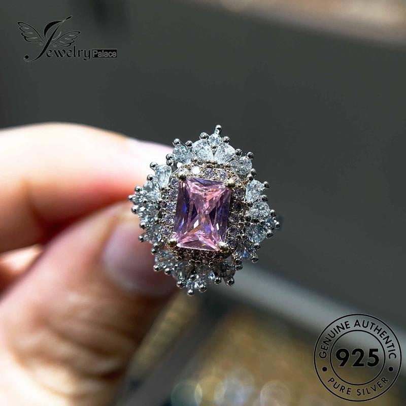 JEWELRYPALACE Personality Kawin Perak Citrine Perhiasan Murni Silver Oval Original Wanita 925 Cincin Asli Aksesori Sterling Silver Nikah korea R1851