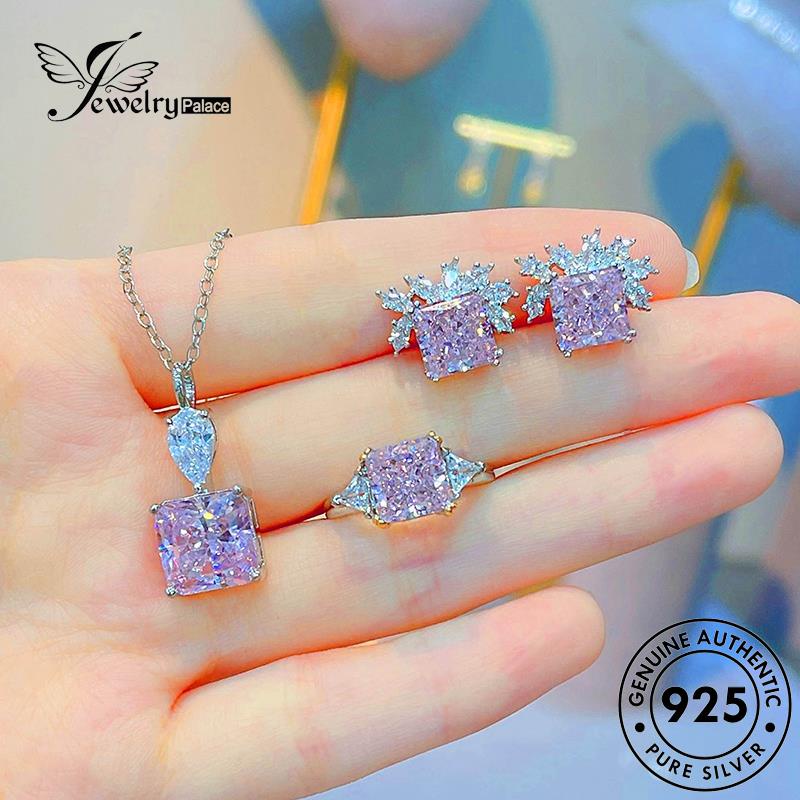 Jewelrypalace Kalung Kepribadian Perak925 Set Wanita Asli S295