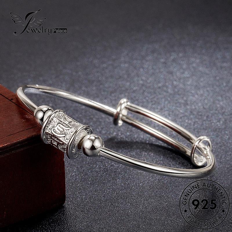 Jewelrypalace Motto Original Gelang Vintage Perak925 Enam Karakter Wanita B214