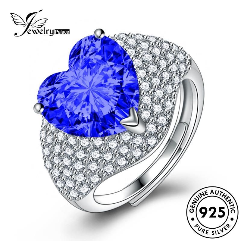 Jewelrypalace Cincin Safir Perak925 Wanita Asli Mewah R1020