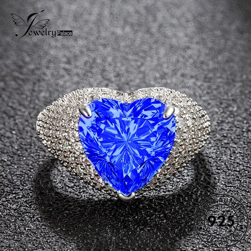 Jewelrypalace Cincin Safir Perak925 Wanita Asli Mewah R1020