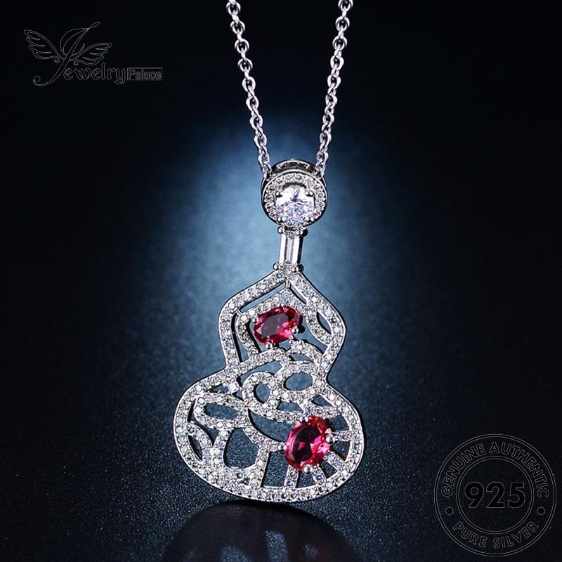 Jewelrypalace Creative Women Ruby Labu Perak Asli925 Kalung N13