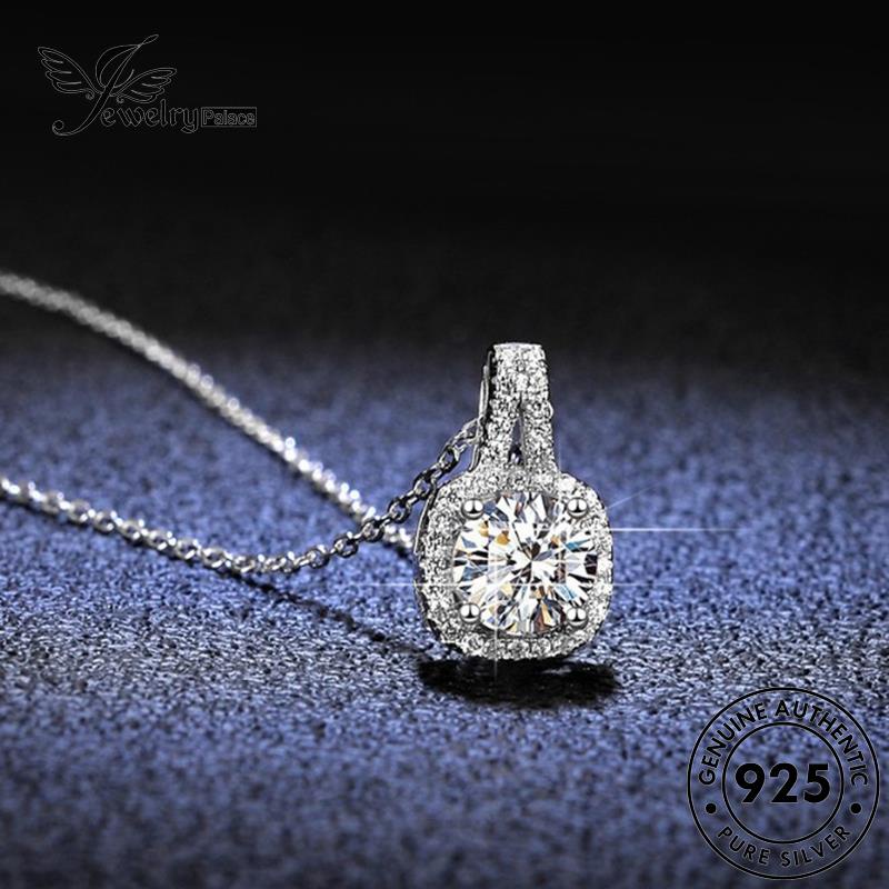 Jewelrypalace Kalung925 Moissanite Asli Perak Berlian Wanita Kreativitas N102